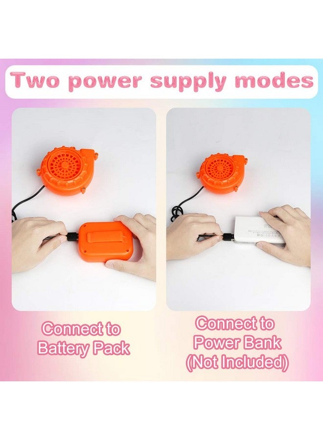 OurWarm زي يونيكورن قابل للنفخ للبالغين من OurWarm، زي مضحك قابل للنفخ لعيد الهالوين، أزياء قابلة للنفخ للرجال والنساء لحفلات الهالوين، وردي، 8 أقدام - Image 5