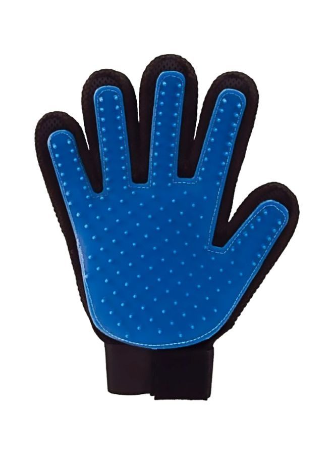 NIBEMINENT Grooming Massage Glove Blue/Black - Image 1