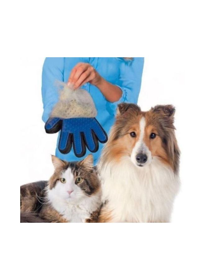 NIBEMINENT Grooming Massage Glove Blue/Black - Image 2