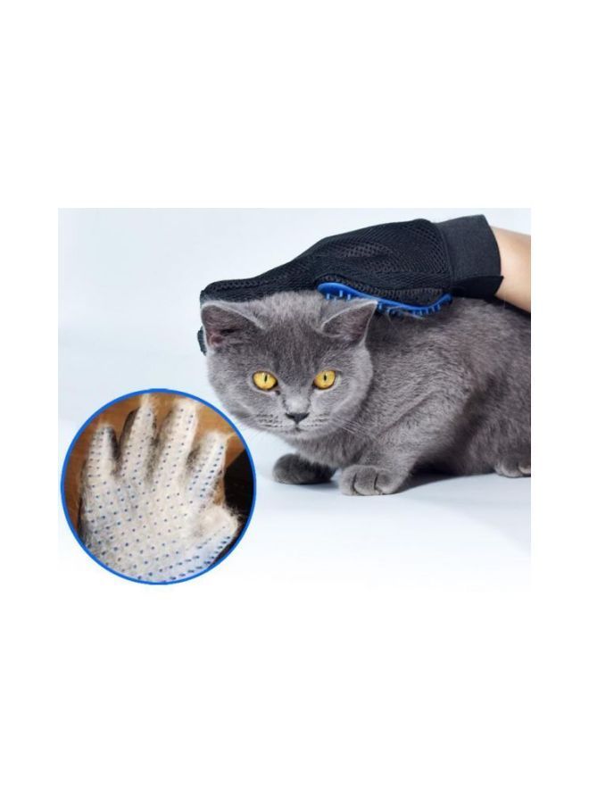 NIBEMINENT Grooming Massage Glove Blue/Black - Image 3