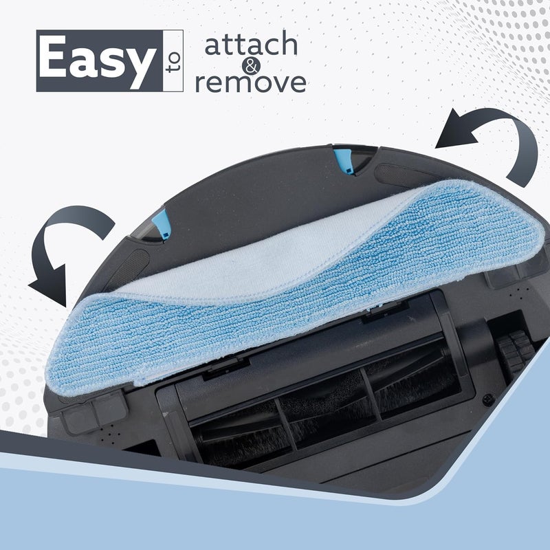 AGARO AGARO Alpha Royal Vacuum Kit Replenishment Kit Accessories Kit 10 Pcs Microfiber Mop Cloth Mopping - Image 3