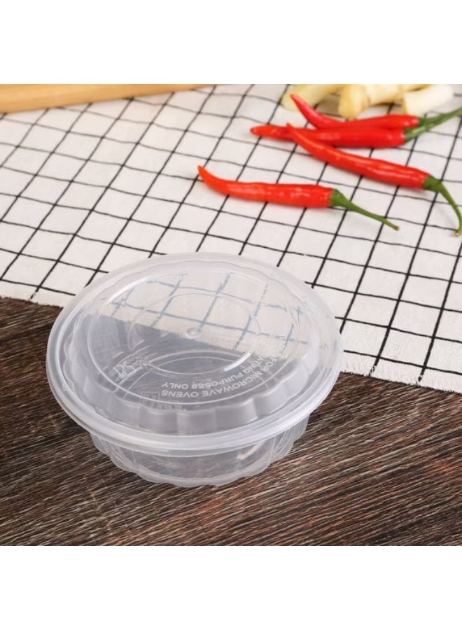 بروماس صندوق تعبئة سميك للفصول الأربعة، 20 قطعة، سعة 280 مل، آمن للاستخدام في الميكروويف