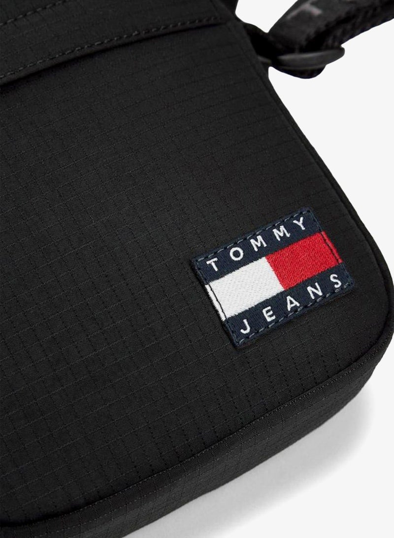 TOMMY JEANS Essential Ripstop Crossbody Reporter Bag - Image 4