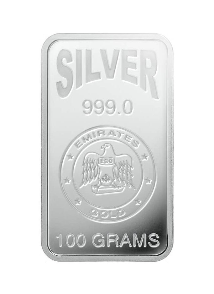 Emirates Gold - Emirates | 100g Pure Silver Bar 999 - 100 Grams - Image 1