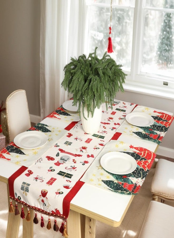مجموعة JOYOFXMAS من 16 قطعة من أغصان صنوبر نورفولك ذات الملمس الطبيعي، بطول 18 بوصة، أغصان نباتات خضراء اصطناعية، أغصان صنوبر نورفولك صناعية لتزيين المزهريات والحرف اليدوية وإكليل الزهور وديكورات عيد الميلاد الداخلية - Image 5
