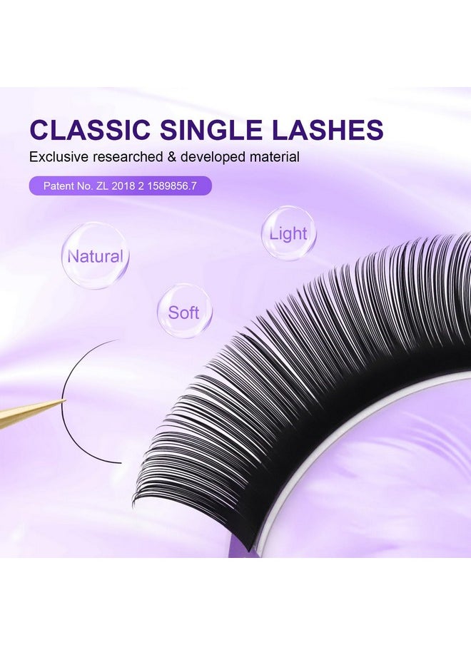 NAGARAKU - Eyelash Extensions Individual Lashes 0.05Mm D Curl 13Mm Classic Matte Black Soft Natural Professional 16 Rows Beauty Salon Supplies - Image 1