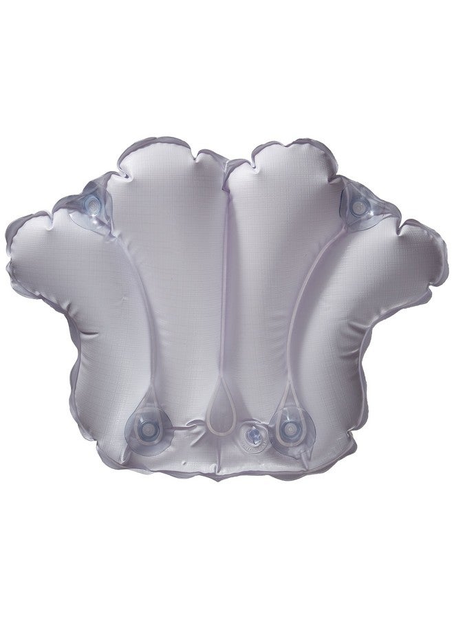 Aquasentials Inflatable Bath Pillow - Terry Cloth (White) - Image 2