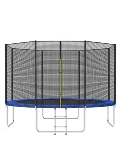 Yalla HomeGym Homegym 14Ft Trampoline With Enclosure Net For Kids & Adults Outdoor Trampoline With Safety Net Wear-Resistant Recreational With Ladder 
