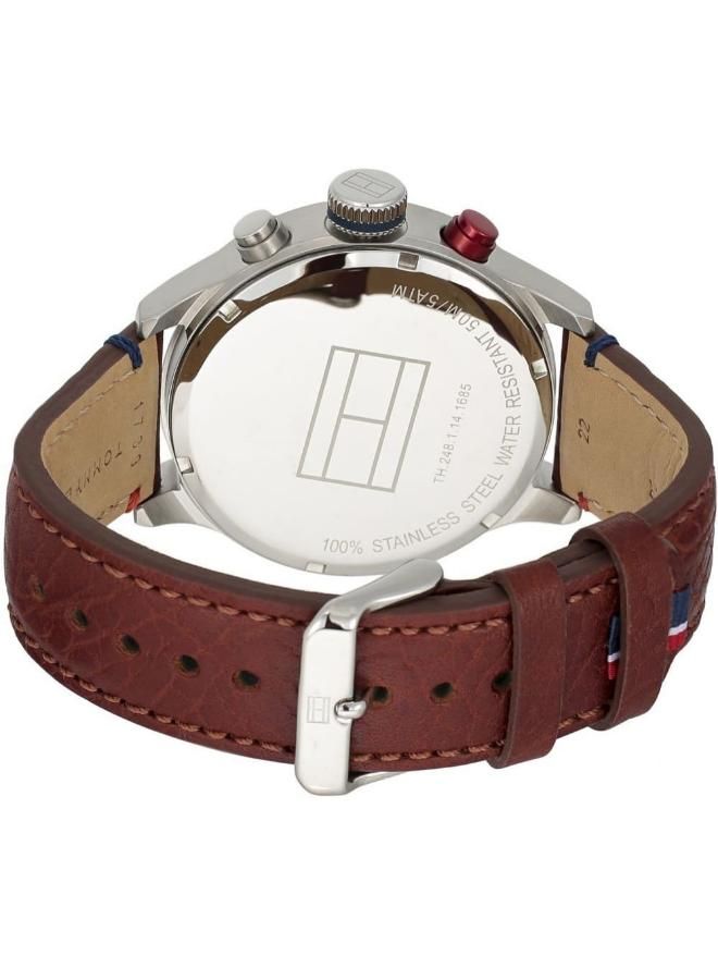 TOMMY HILFIGER Tommy Hilfiger Leather Chronograph Watch 1791066 + Tommy Wallet  - Image 3