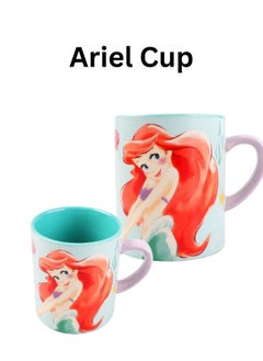 Disney Ariel Original Disney Coffee Mugs | Hot Beverage Mugs Featuring the Beloved Character Ariel | Tea and Juice Mugs | Coffee Mugs for Kids and Adults | Disney Princess Mug | Special Disney Coffee Mug | Ceramic Tea Mugs | Colorful Coffee Mugs Inspired by the World of Ariel  - Image 5