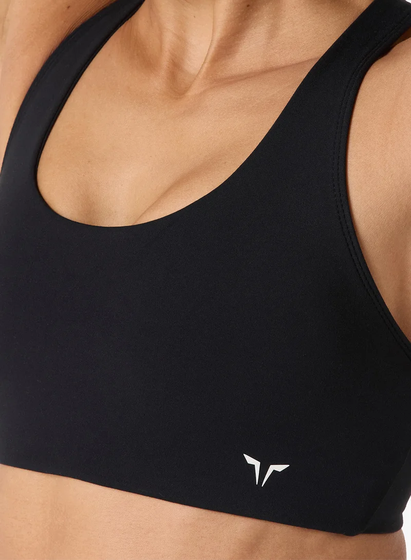 Squatwolf BLACK Low Impact Pullover Sports Bra for Women | Best Price UAE