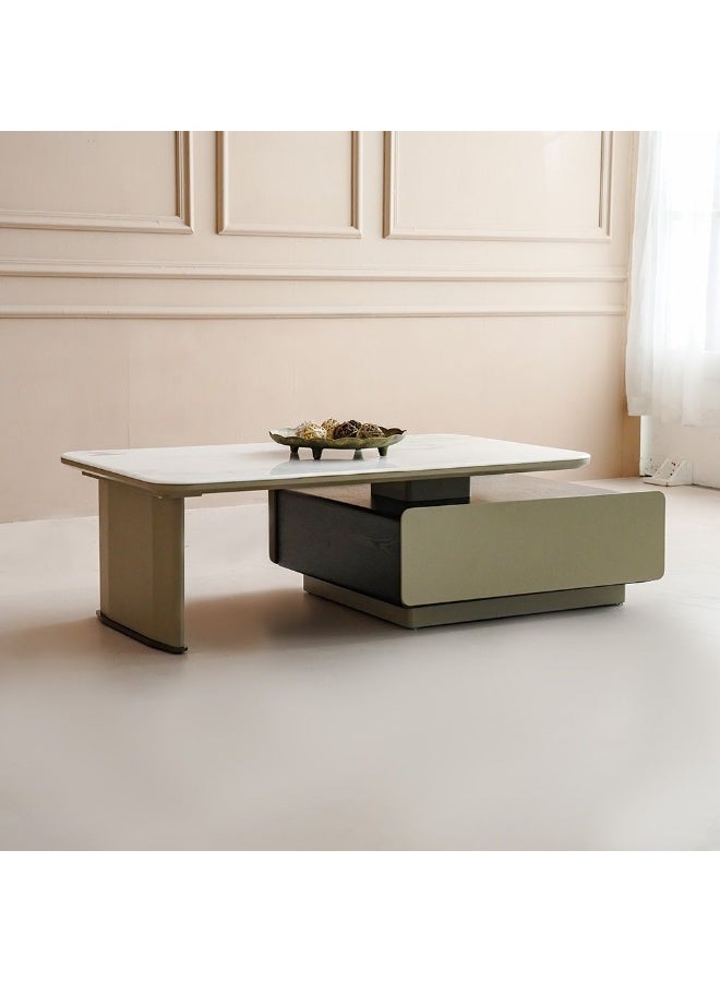 DANUBE HOME Donna Coffee Table - White - Image 1