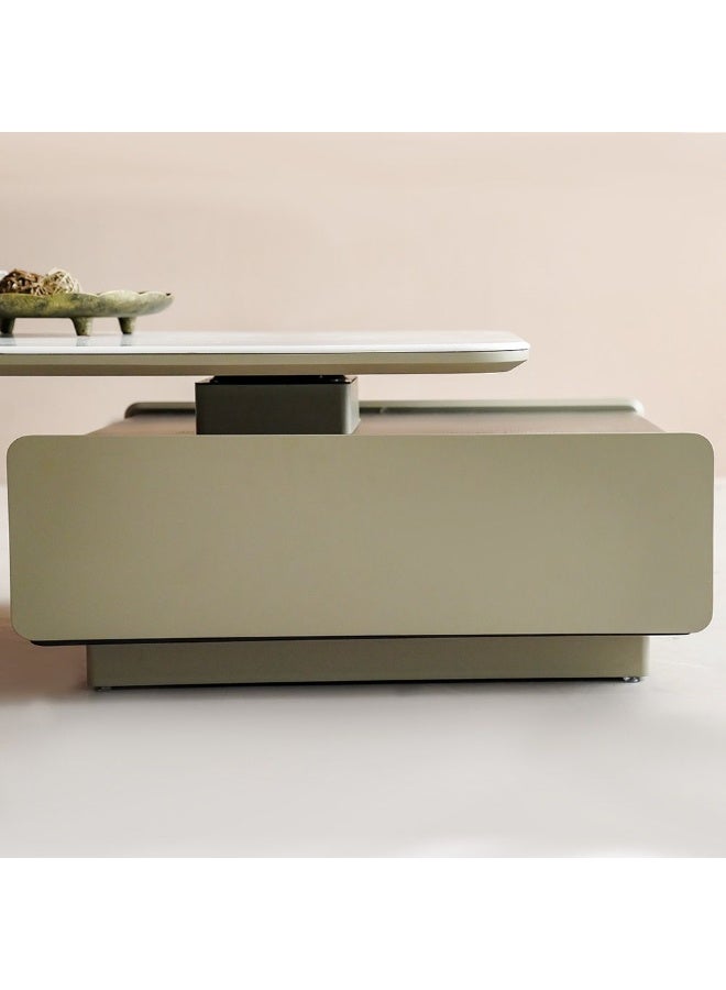 DANUBE HOME Donna Coffee Table - White - Image 4