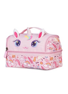 Nohoo Kids Insulated Lunch Bag Unicorn - Pink  - Image 1