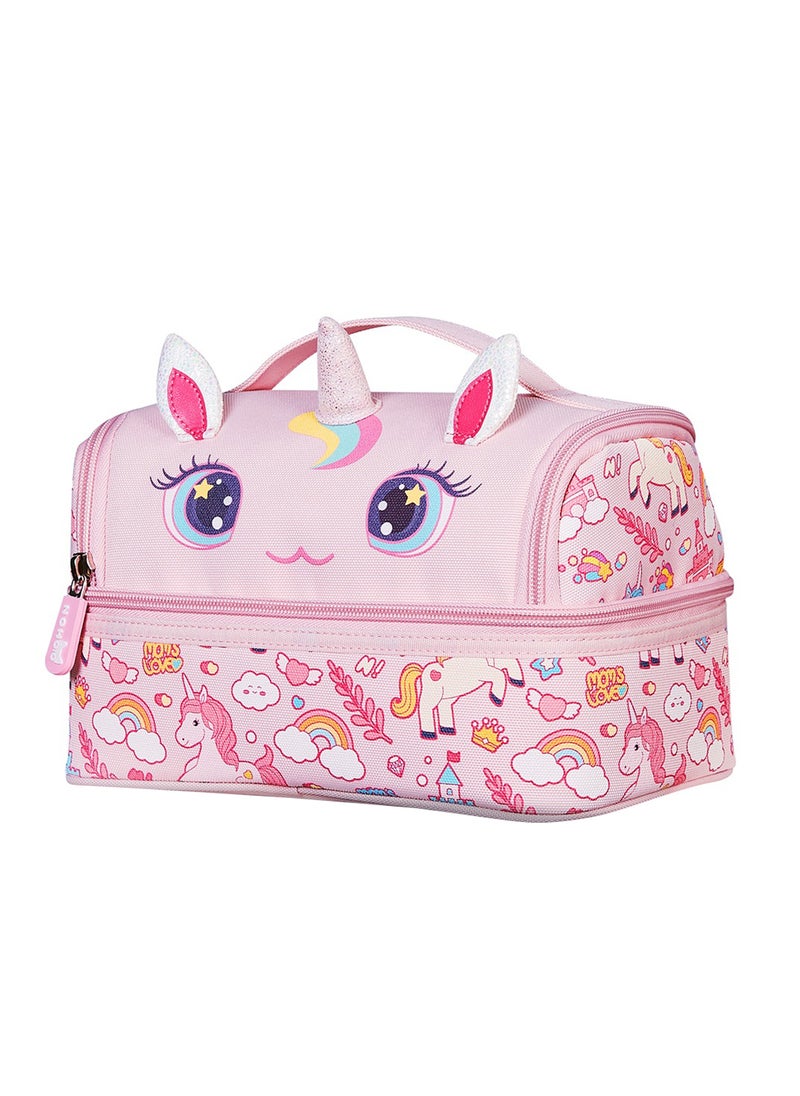 Nohoo Kids Insulated Lunch Bag Unicorn - Pink  - Image 1
