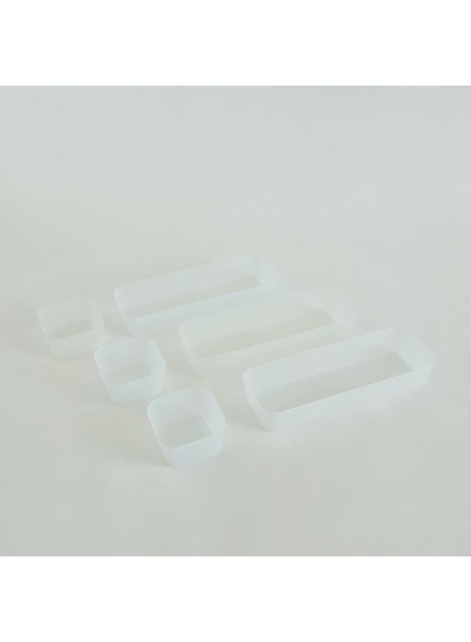 Home Box Lousi 6-Piece Drawer Organiser Set 26 x 4.5 x 8.5 cm - Image 5