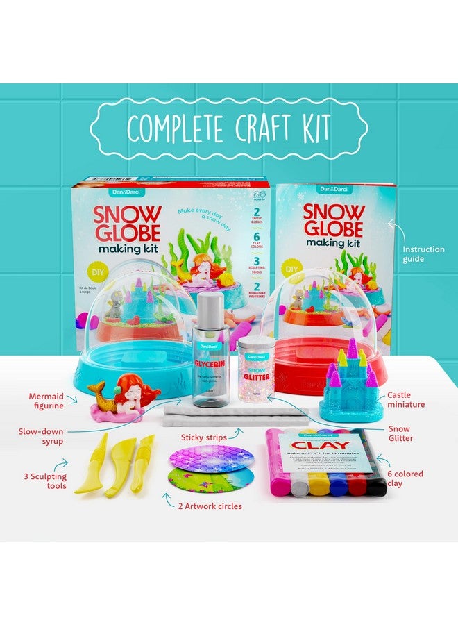 Dan&Darci Snow Globe Making Kit For Kids - Make Your Own Water Globes Kits - Kid Christmas Stocking Stuffers Craft Activities For Age 3 4 5 6 7 8 9 - Diy Art Crafts - Gifts Ideas And Toys For Boys - Image 2