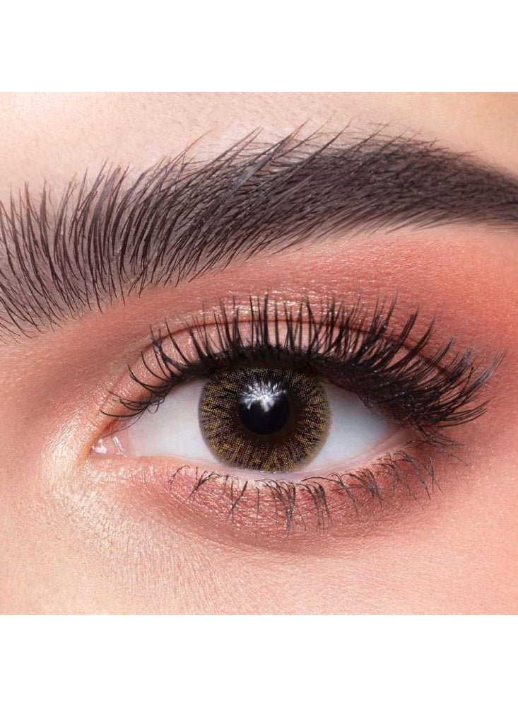 Dahab Contact Lenses, Natural Brunette Color #38, for Daily Use - Image 1