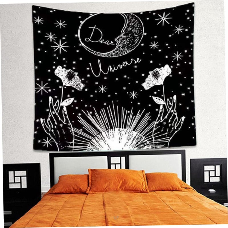 klarako for Cloth Simple Office Bar Room Rapestries Background Hanging Delicate Digital Home Tapestry Printed D Wall - Image 3