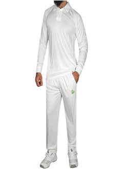 CA CA White Test Kit Shirt & Trouser - Size XXL - Cricket Whites Clothing Uniform  - Image 1