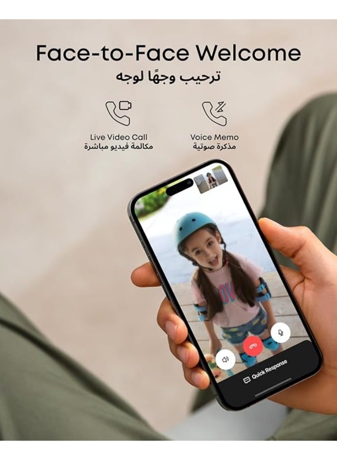 إيوفي كاميرا جرس باب فيديو لاسلكية، مكالمات فيديو حية - Image 5