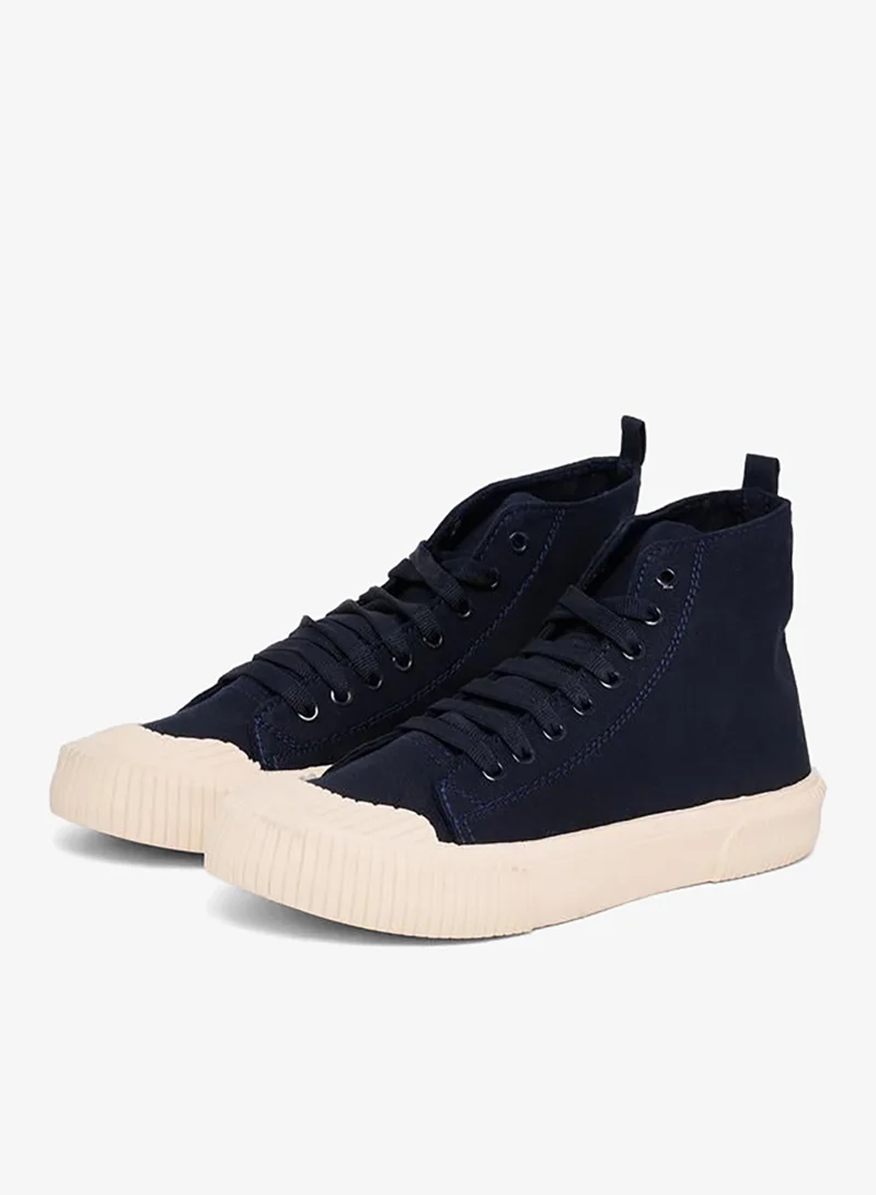 Styli Active Hi-Top Canvas Lace Up Sneakers
