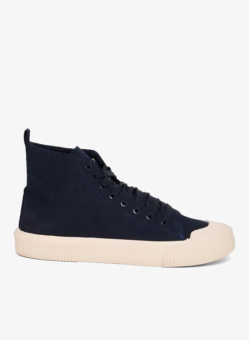 Styli Active Hi-Top Canvas Lace Up Sneakers