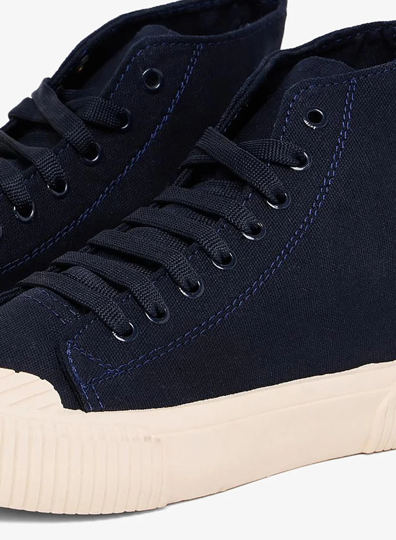 Styli Active  Hi-Top Canvas Lace Up Sneakers for Men | Best Price UAE