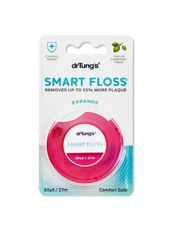 drTung's Dr. Tung's Smart Floss, 30 yds, Natural Cardamom Flavor 1 ea Colors May Vary (Pack of 5)  - Image 1