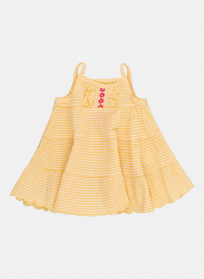 فستان أطفال أصفر للبنات