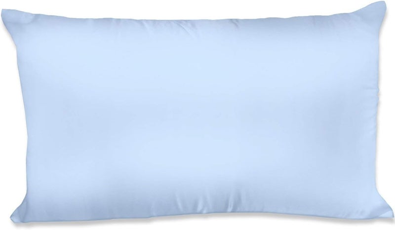Satin Pillowcase, Satin Pillowcase for Hair and Face, King Sized, Blue