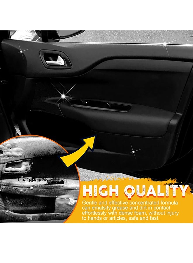 إيلهو منظف الرغوة ، تنظيف داخلي للسيارة ، منظف خال من الشحوم لجميع الأغراض منظف رغوي بخاخ نكهة الليمون لمطبخ منزل السيارة - 100 مل - Image 5