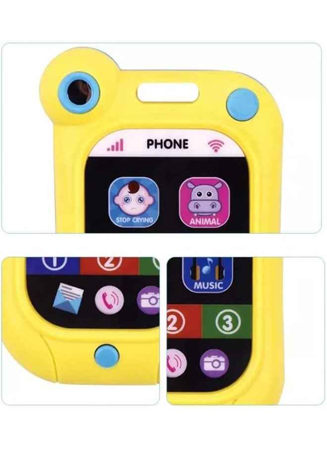 BAYBEE Electronic Mobile Phone Toys For Kids Cell Phone Musical Toy With 3 Different Modes Music Animals Sounds Learning Educational Musical Mobile Toys For Baby Toddlers 1 2 3 Years Boys Girls  - Image 2