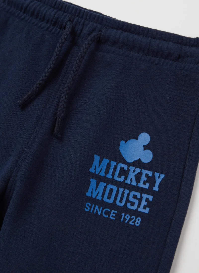 Ovs Fleece jogging set with Mickey Mouse print