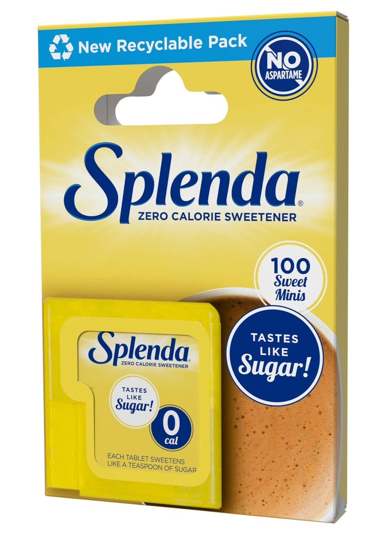 SPLENDA Zero Calorie Sweetener 100 Tablets - Image 1