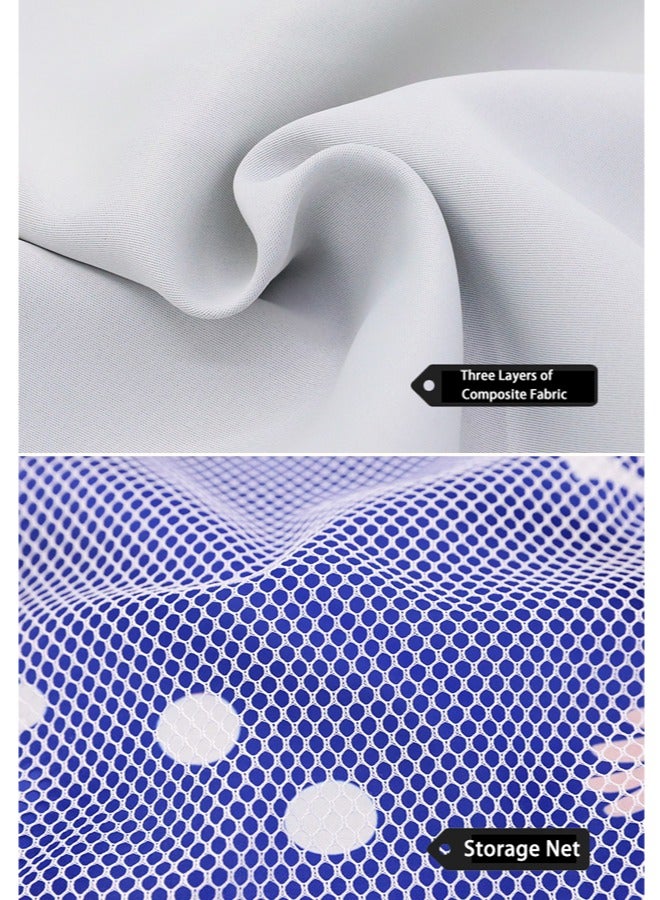 Cute Cartoon Sunshades Car Curtains with Mesh Bags Car Rear Side Sun Visor (Pink) - Image 5