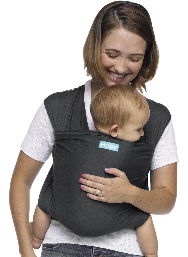 MOBY Evolution Baby Wrap Carrier for Newborn to Toddler, Baby Sling from Birth, One Size Fits All, Lighter Version of MOBY Classic Wrap, Breathable Stretchy Wrap, Unisex - Image 1