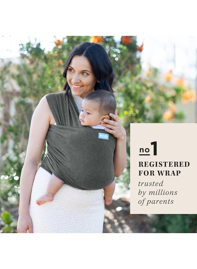 MOBY Evolution Baby Wrap Carrier for Newborn to Toddler, Baby Sling from Birth, One Size Fits All, Lighter Version of MOBY Classic Wrap, Breathable Stretchy Wrap, Unisex - Image 5