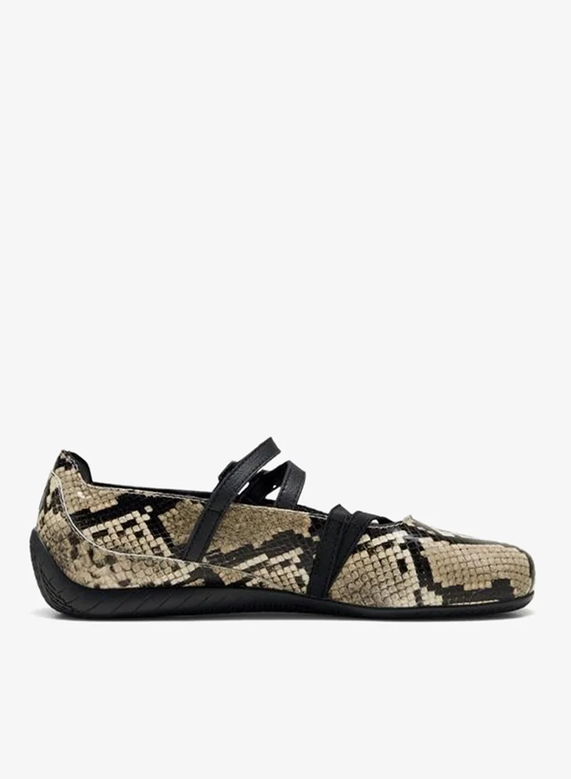 Puma PUMA Black-Vapor Gray Speedcat Ballet Snake Print Sneakers Women for Women | Best Price UAE
