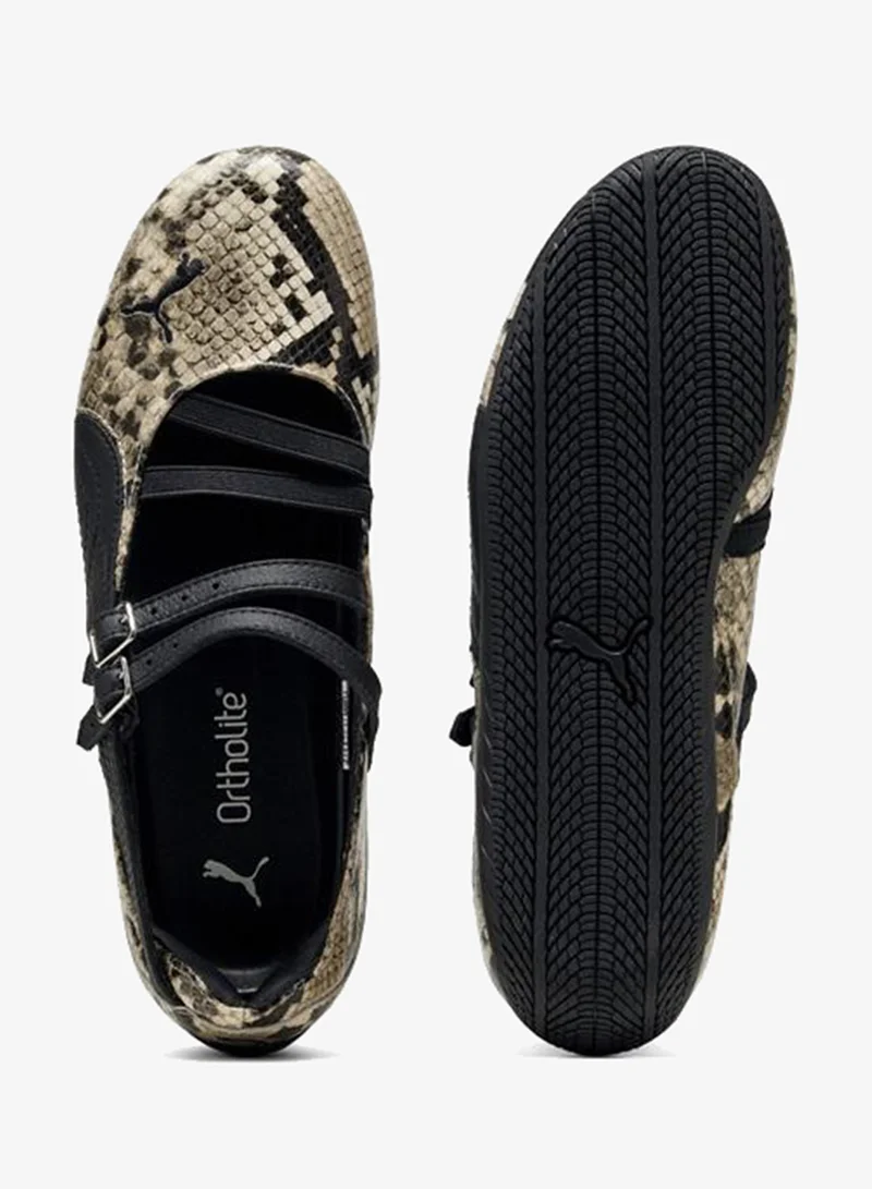 Puma PUMA Black-Vapor Gray Speedcat Ballet Snake Print Sneakers Women for Women | Best Price UAE