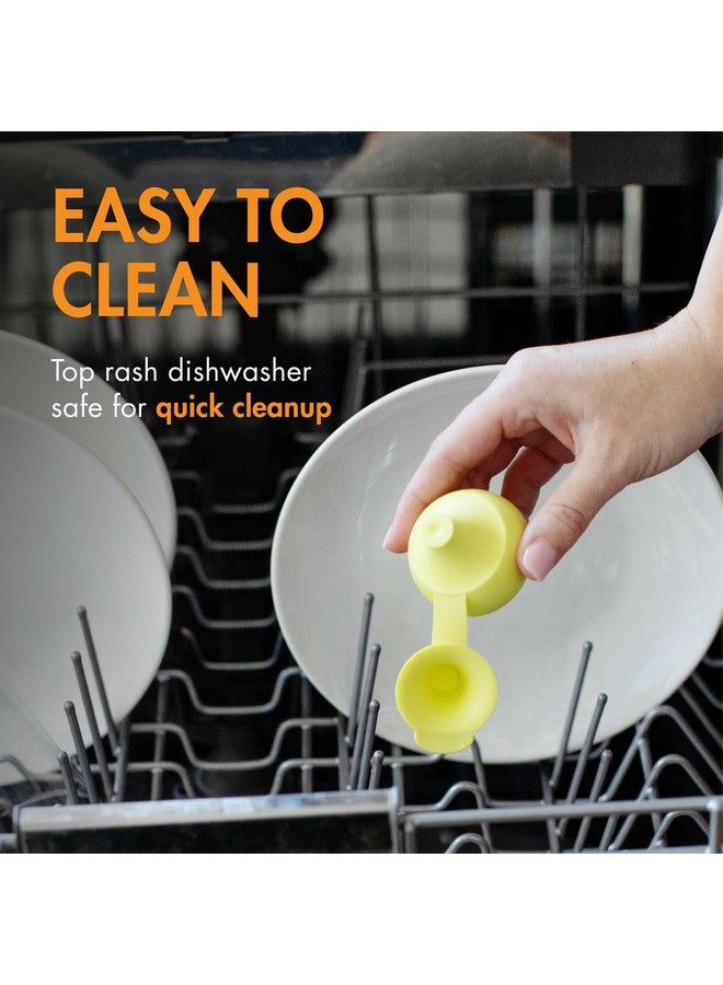 بون أغطية زجاجات سيليكون عالمية من Boon Snug Sip للمياه والعصير - أغطية تحويل ناعمة مع صمامات مقاومة للانسكاب - أغطية زجاجات سيليكون للسفر - تتضمن 4 أغطية زجاجات و4 حافظات - Image 4