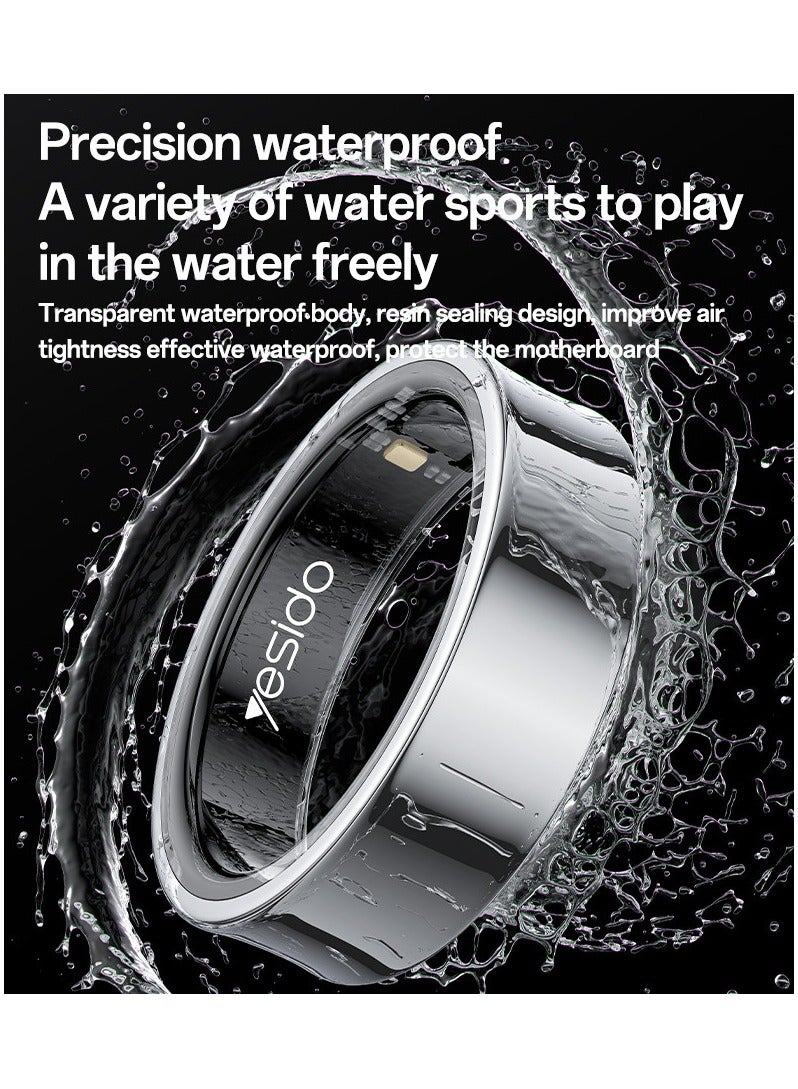 Yesido Precise Smart Ring Waterproof Support Handheld Control 24H Detection Health Monitoring - Image 5