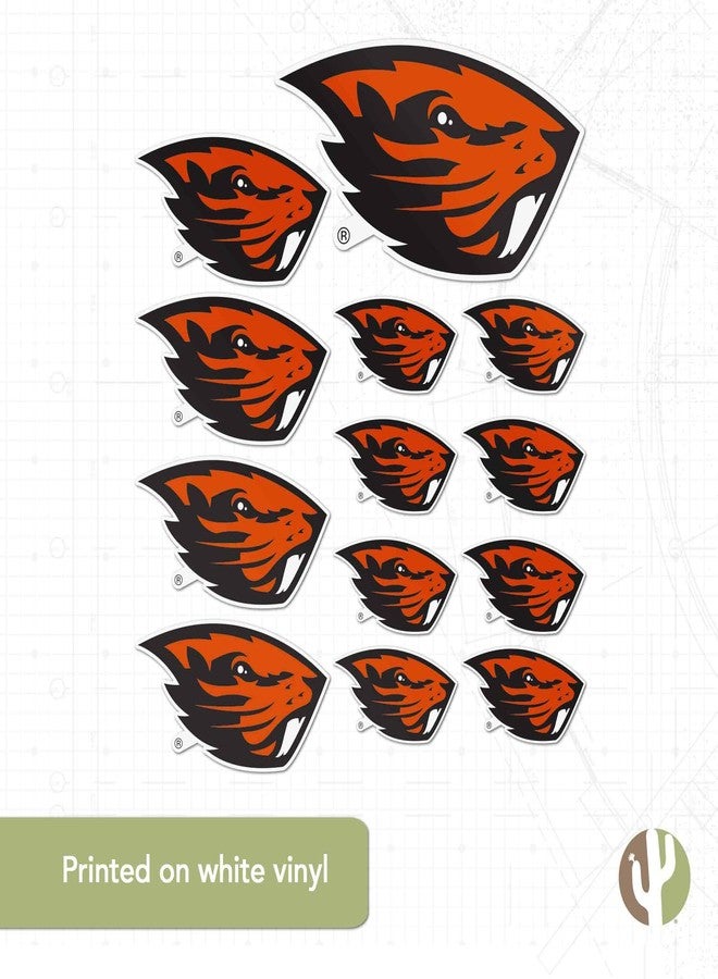 Desert Cactus Oregon State University Sticker Oregon State Beavers Vinyl Decal Laptop Water Bottle Car Scrapbook Sheet (Type 3-1) - Image 5
