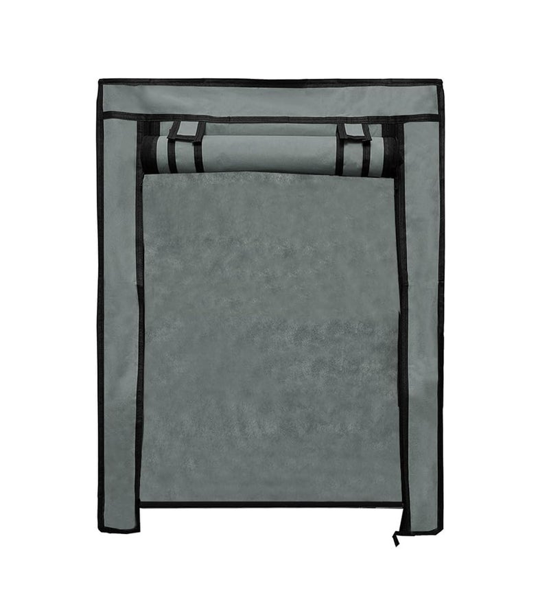 RAXON WORLD Cover for Shoe Rack Home Only for 5-Layer Portable Foldable Shoe Stand Non Woven Zipper Fabric Cover - Image 1