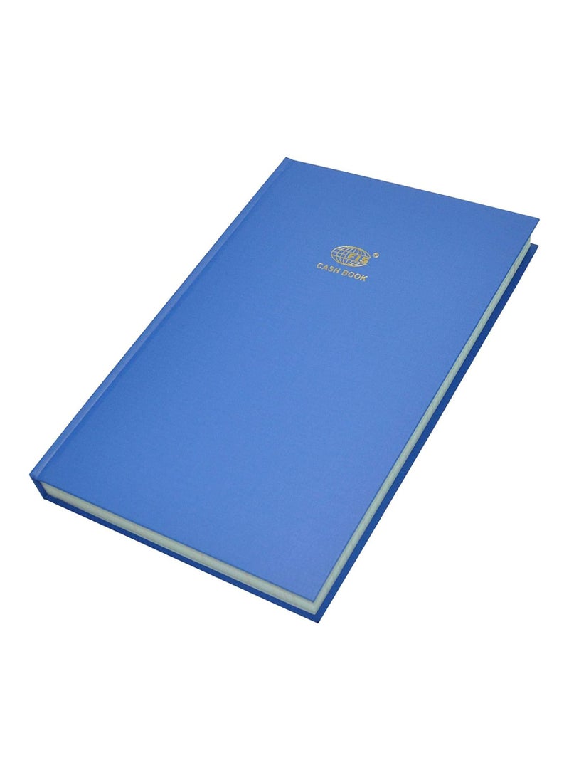 FIS FIS Cash Book, Azure Laid Ledger Paper, FS (210 x 330 mm) Size, 4 Quire - FSACCDC4Q73  - Image 1