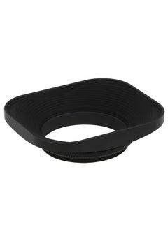 43mm Square Metal Screw-in Lens Hood for Voigtlander Nokton Classic 35mm f1.4 40mm f/1.4 MC SC VM, Carl Zeiss Biogon T* ZM 35mm f2.8 35mm f2, Leica X Typ 113, Leica X Vario Type 107 Lens