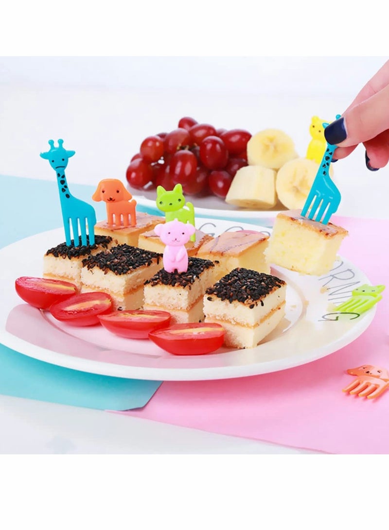 Mini Cartoon Fruit Dessert Forks Resin Cutlery Set for Kids - Image 5