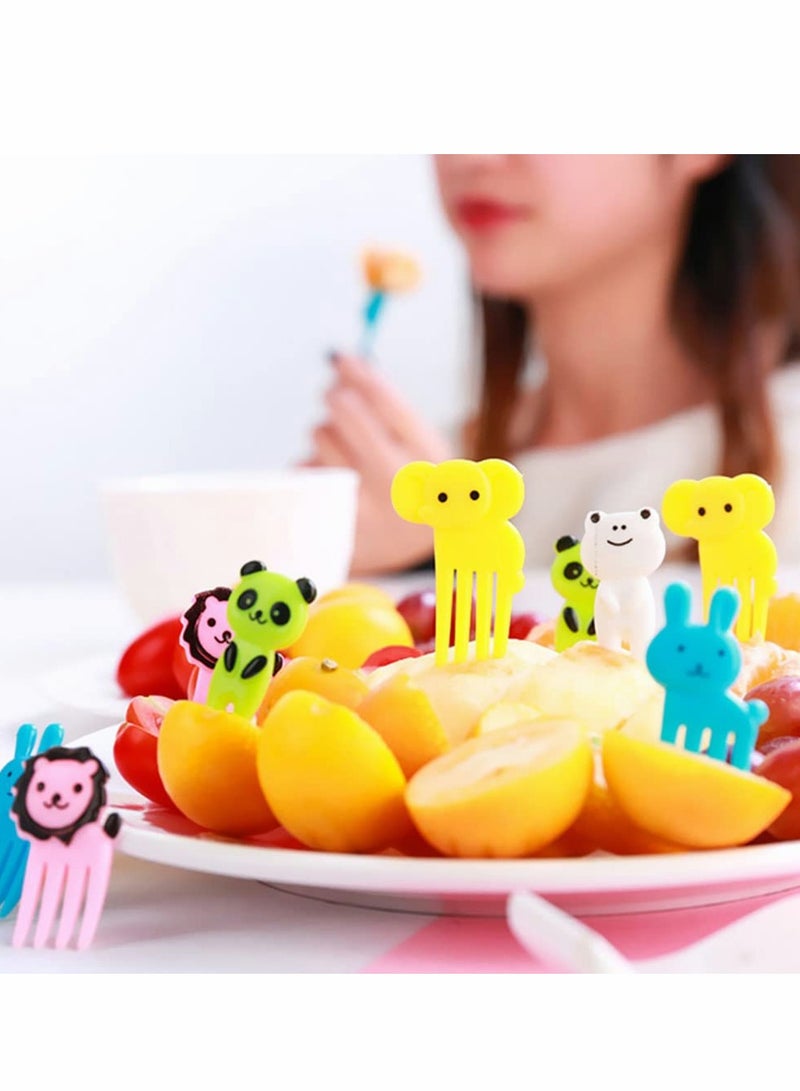 Mini Cartoon Fruit Dessert Forks Resin Cutlery Set for Kids - Image 3