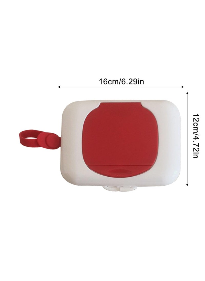 Excefore Refillable Reusable Wipes Dispenser, Portable Travel Wipes Container, Dustproof OdorlessBaby Wipes Dispenser, Suitable for Offices, Home, Camping, Travel  - Image 2