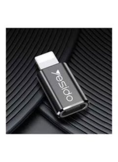 Yesido Type-C To Lightning Connector Adapter Super Fast Charging And Data Transfer Black  - Image 2